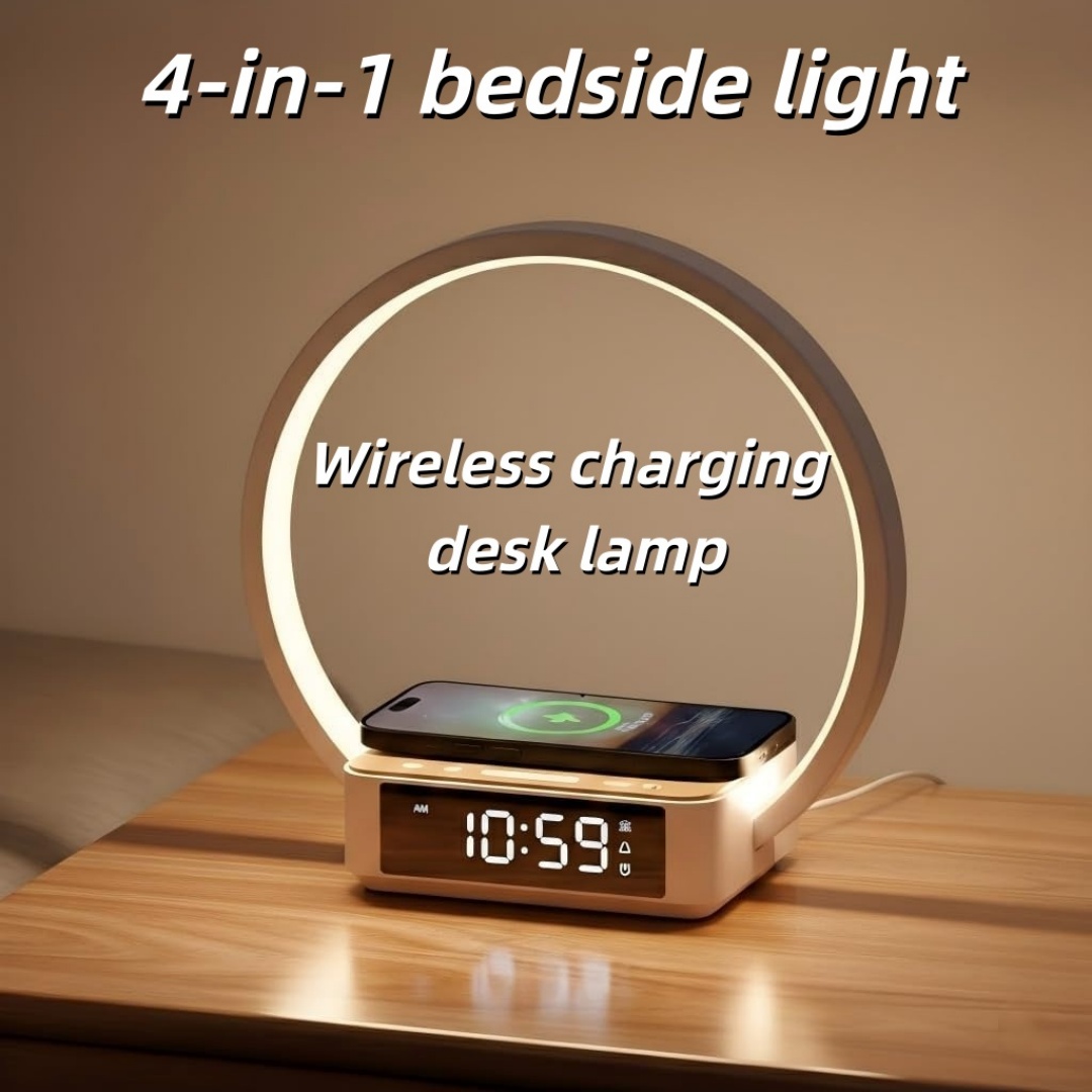 Chargers - WILIT โคมไฟข้างเตียงแบบสัมผัสพร้อมไฟกลางคืนแบบหรี่แสงได้ 3 ระดับ Qi เครื่องชาร์จไร้สายสำหรับห้องนั่งเล่นห้องนอนโคมไฟตั้งโต๊ะห้องเด็ก