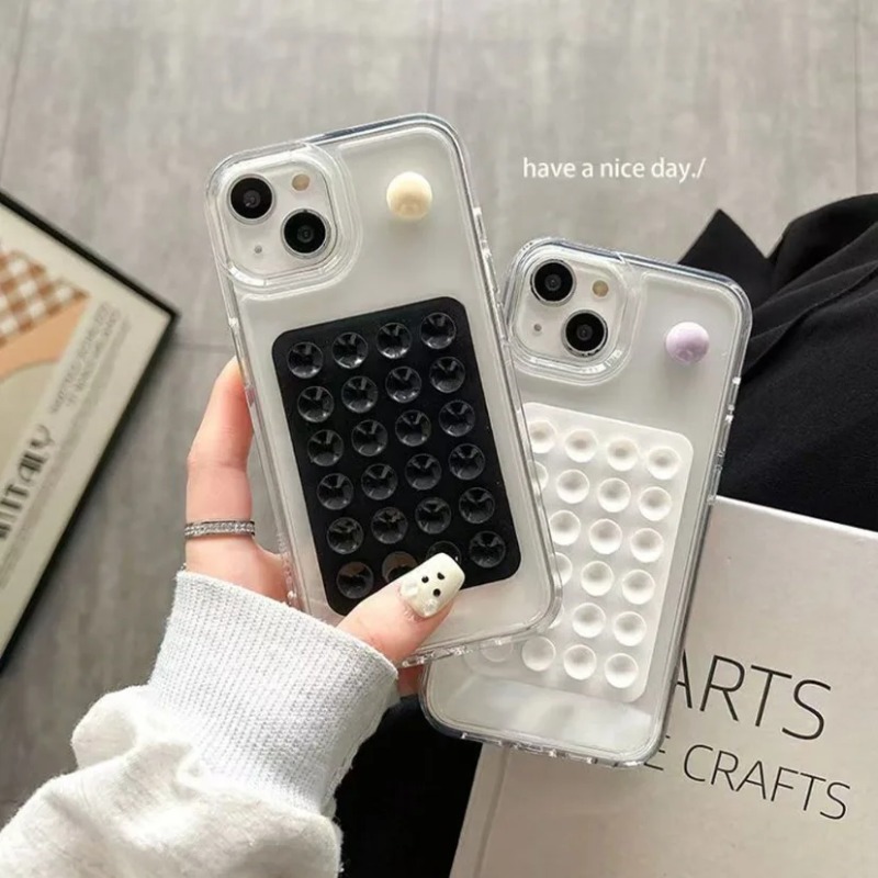 Phone Stands - แผ่นรองโทรศัพท์ซิลิโคนแบบดูดติดผนัง อเนกประสงค์ ทรงสี่เหลี่ยม กันลื่น ติดด้านเดียว พร้อมสติกเกอร์ด้านหลัง