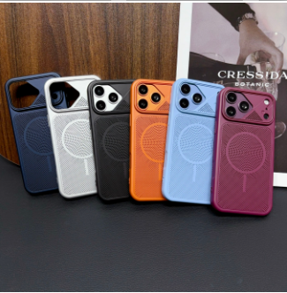 Heat Dissipation Mesh Breathable Case - เคสโทรศัพท์แบบตาข่ายระบายอากาศสำหรับ Apple 18 18pro 18promax รุ่นใหม่