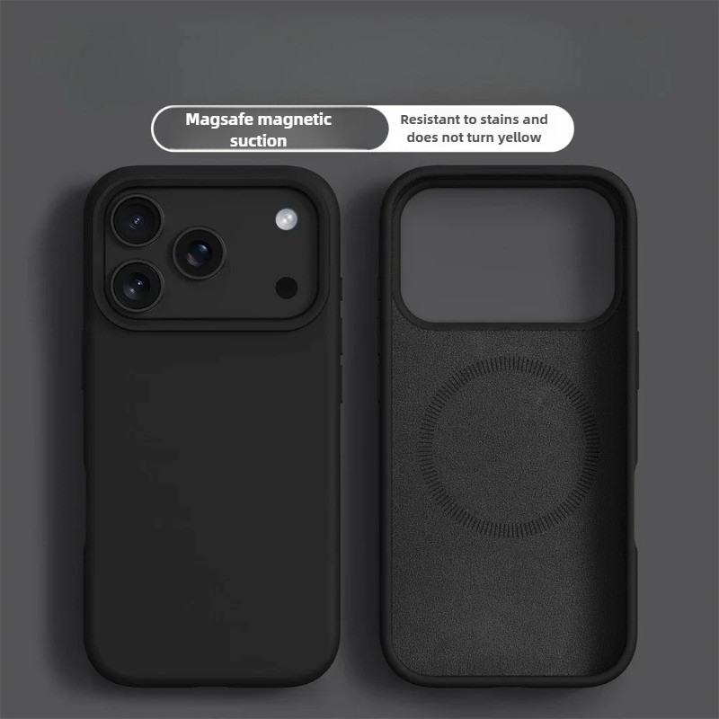 Liquid Silicone Magnetic Phone Case - เคสโทรศัพท์ซิลิโคนเหลวแม่เหล็กสำหรับ MagSafe สำหรับ iPhone17ProMax 16 15