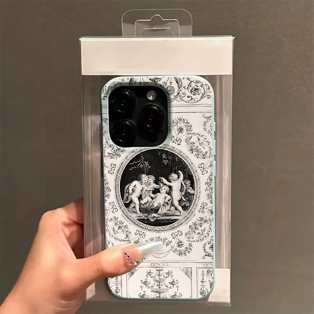 เคสโทรศัพท์ลายเทวดาสไตล์บาโรกว - Vintage Floral Pattern Soft Case บทวิจารณ์และราคา