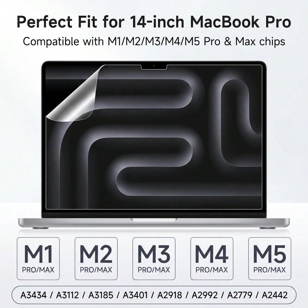 แพ็ค 5 ชิ้นสำหรับ MacBook Pro  - Matte Anti Glare Screen Protector บทวิจารณ์และราคา