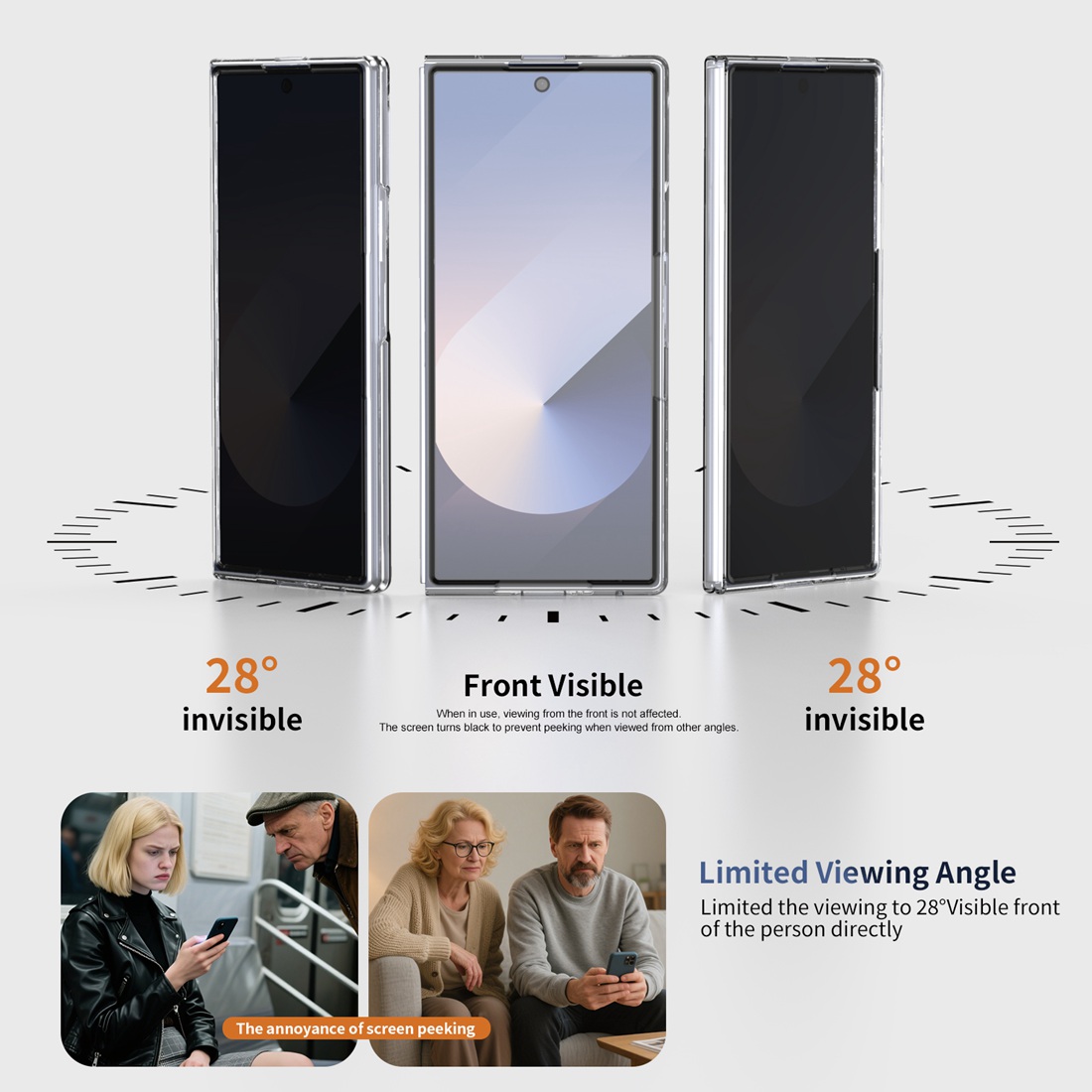 ฟิล์มกระจกนิรภัยป้องกันการสอดแ - Anti Spy Privacy Glass Case บทวิจารณ์และราคา