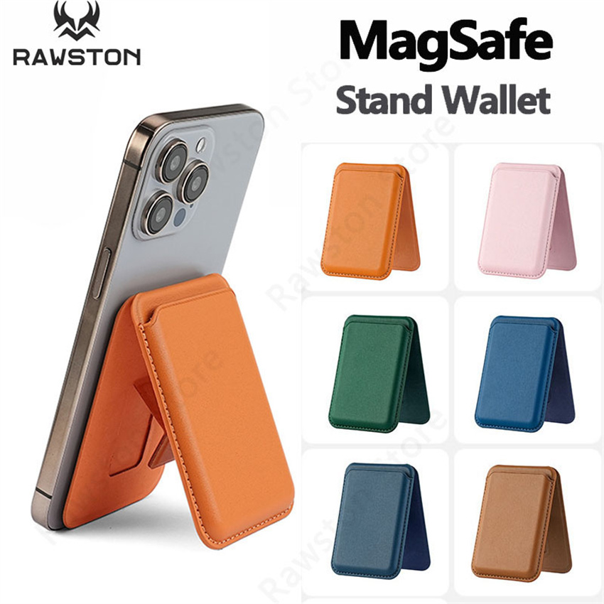 Kickstandกระเป๋าสตางค์หนังแม่เ - Leather Wallet Card Holder Phone Cover บทวิจารณ์และราคา