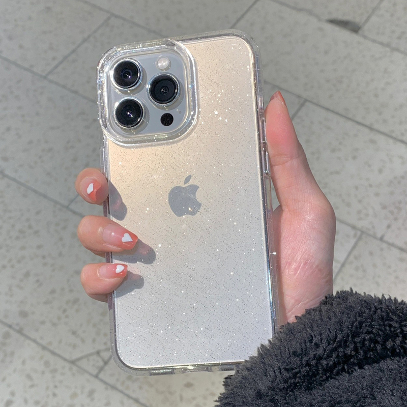 โปร่งใสง่ายGlitterเคสโทรศัพท์ส - Clear Shockproof Bumper Case บทวิจารณ์และราคา