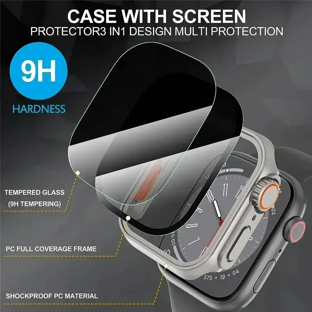 สําหรับ Apple Watch Apple Watc - Anti Spy Privacy Glass Case บทวิจารณ์และราคา