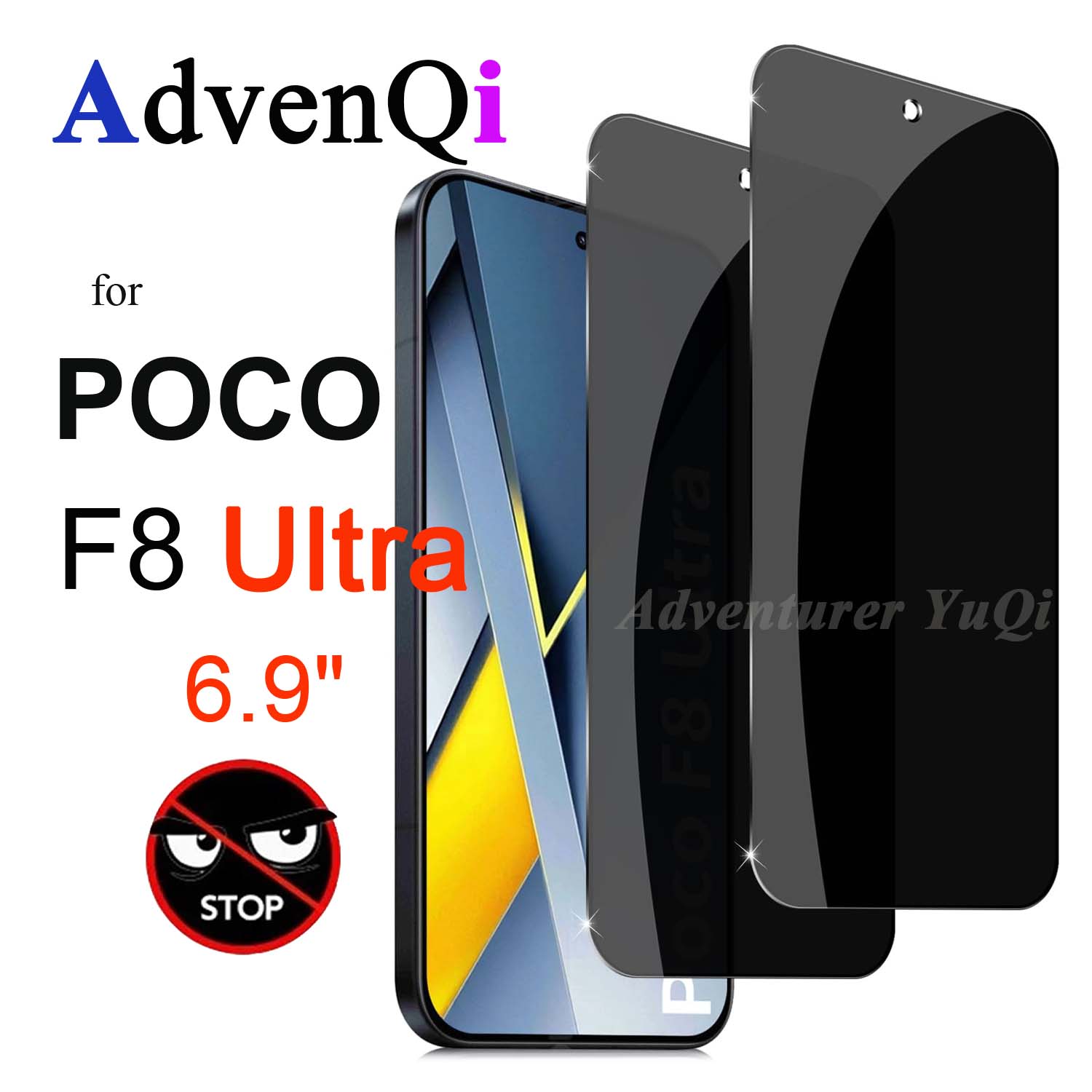 ตัวป้องกันหน้าจอป้องกันการสอดแ - Anti Spy Privacy Glass Case บทวิจารณ์และราคา