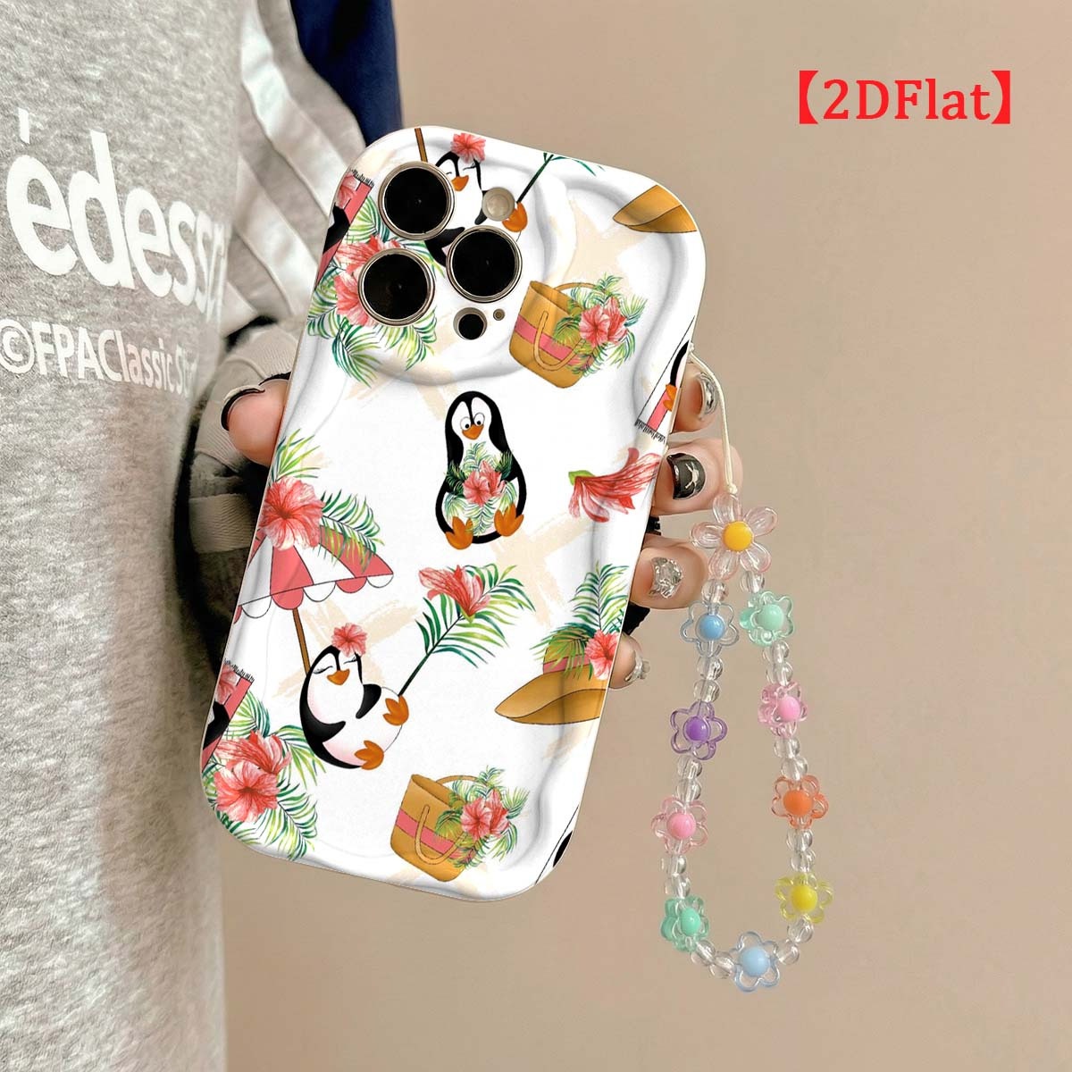 เคสโทรศัพท์ลายเพนกวินน่ารัก สำ - Cute Cartoon Wrist Strap Silicone Case บทวิจารณ์และราคา